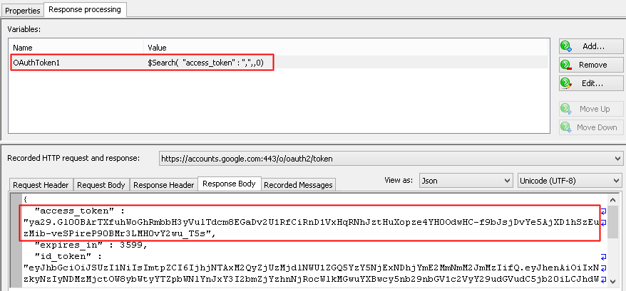 Configuring Bearer Tokens for Load Testing - Web Performance